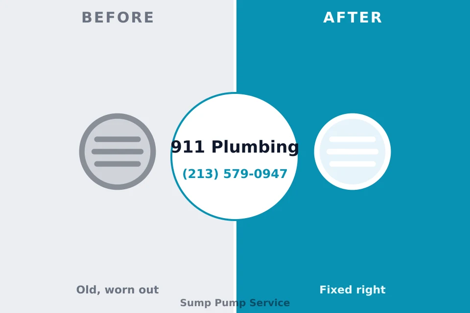 Before and after: plumbing repair Ridgefield Park, NJ